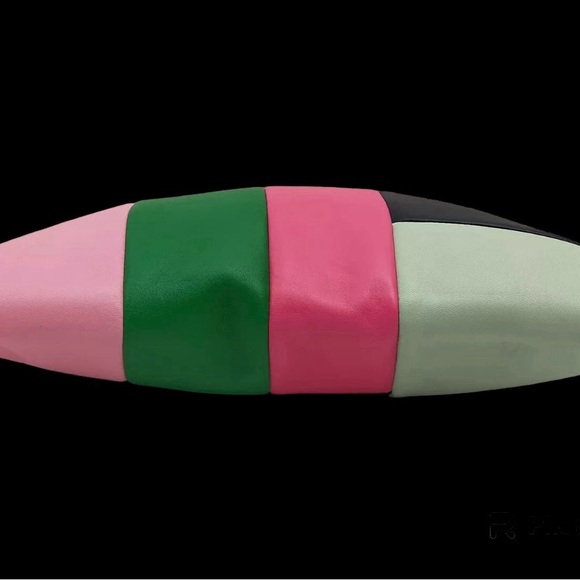 Authentic Chanel clutch bag geometric multi color - Picture 2 of 7